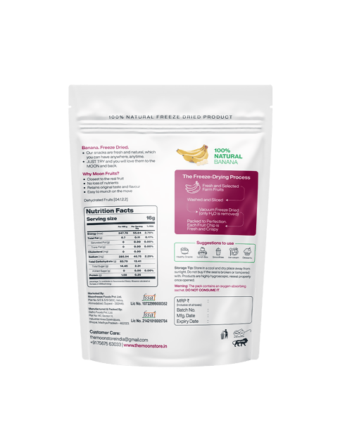 Moon Freeze Dried Banana | Grocsy