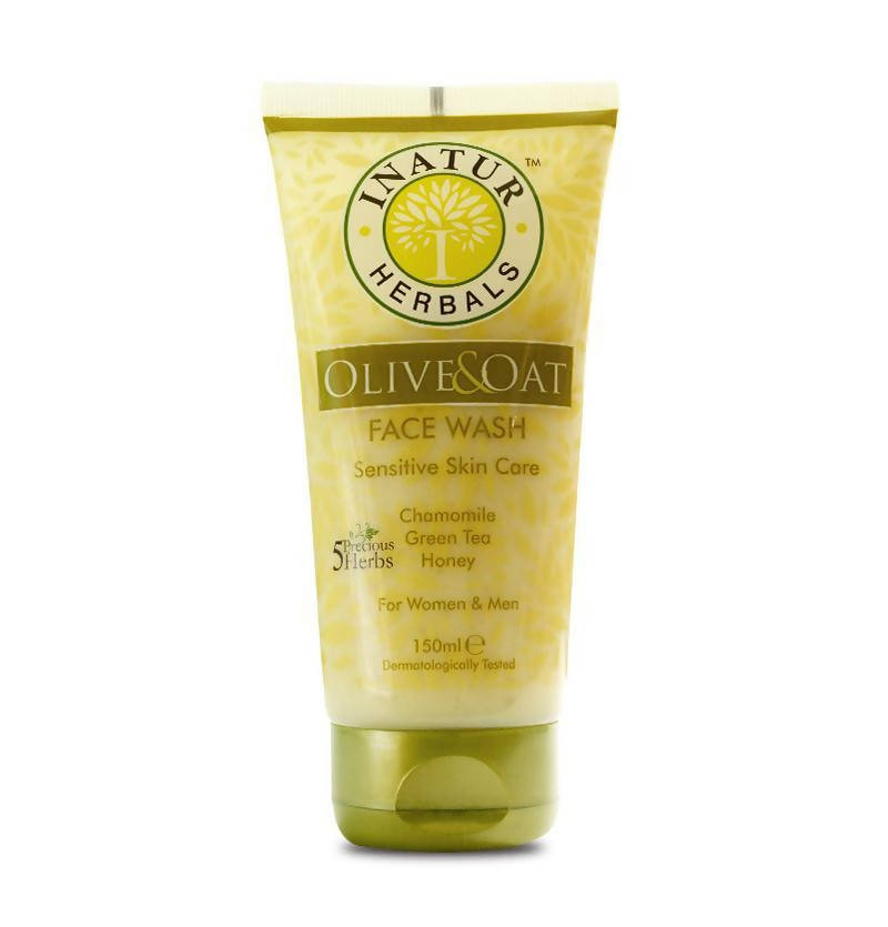Inatur Olive & Oat Face Wash | Grocsy