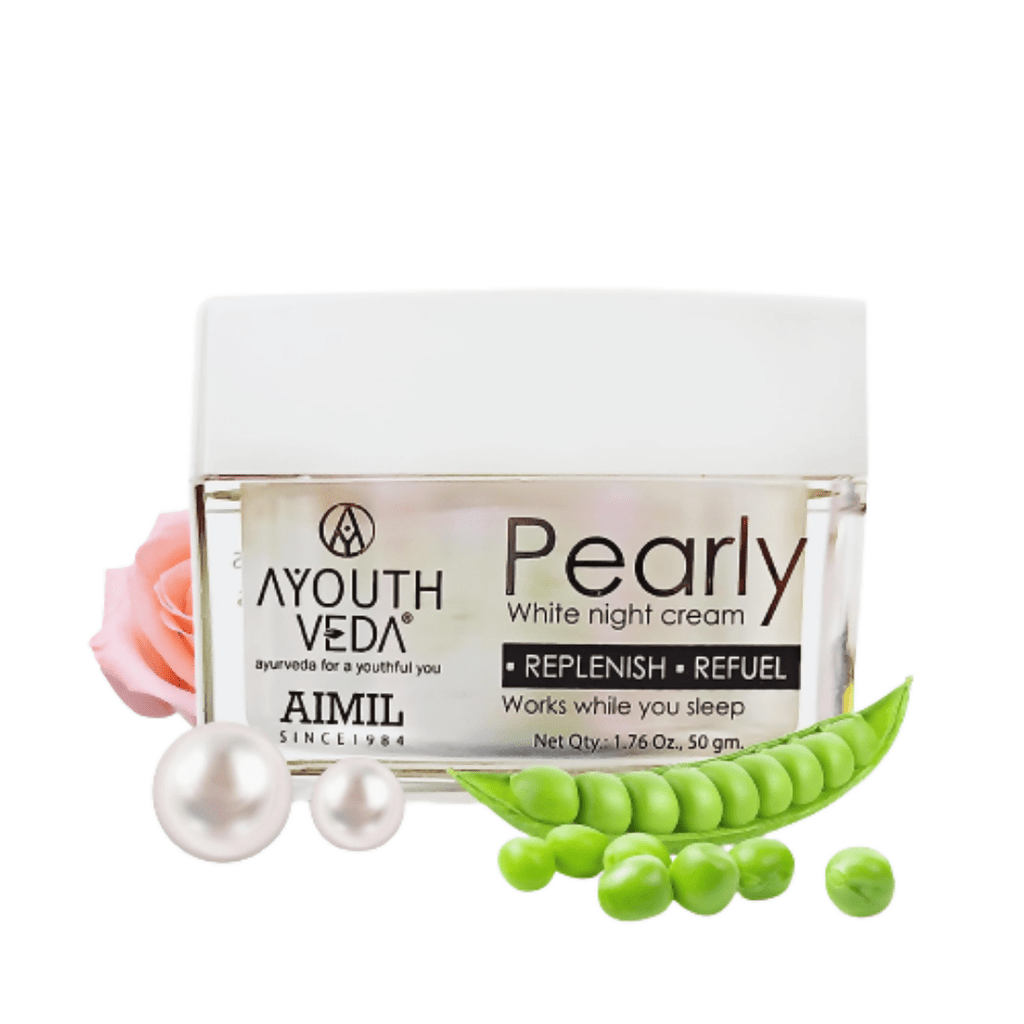 Ayouthveda Pearly White Night Cream | Grocsy