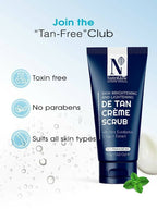 NutriGlow Advanced Organic De Tan Creme Scrub | Grocsy