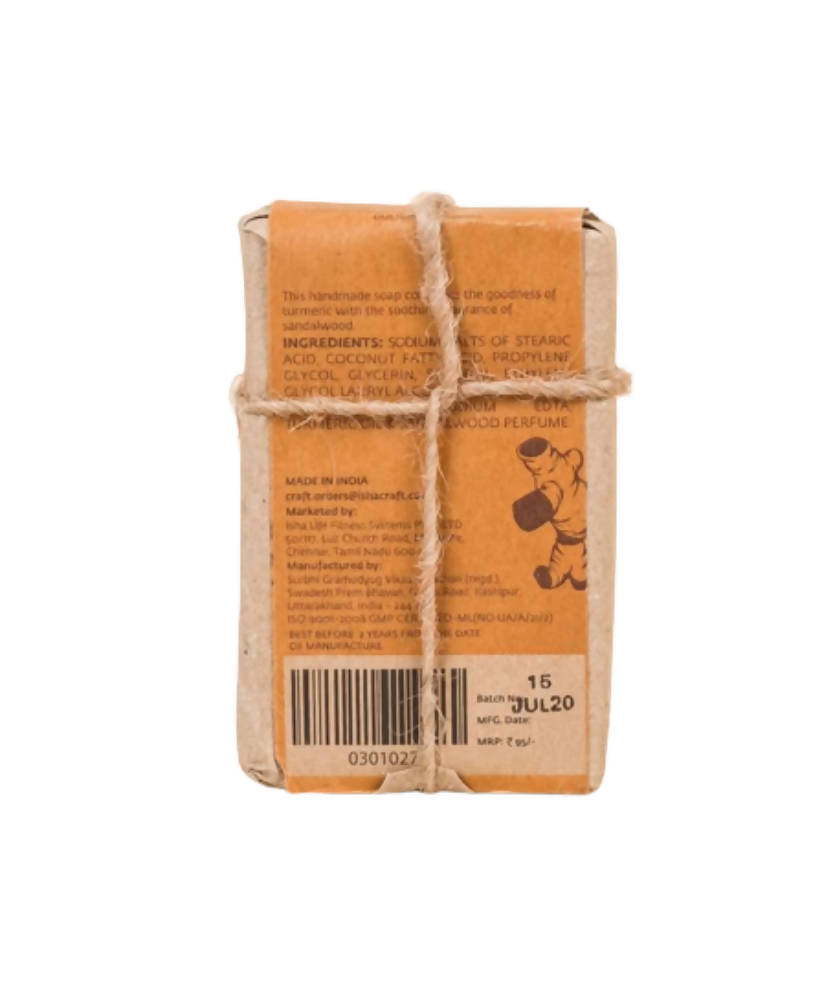 Isha Life Sandal & Turmeric Soap | Grocsy
