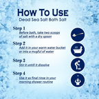 VedicAyurveda Dead Sea Salt and Lavender Bath Salt | Grocsy