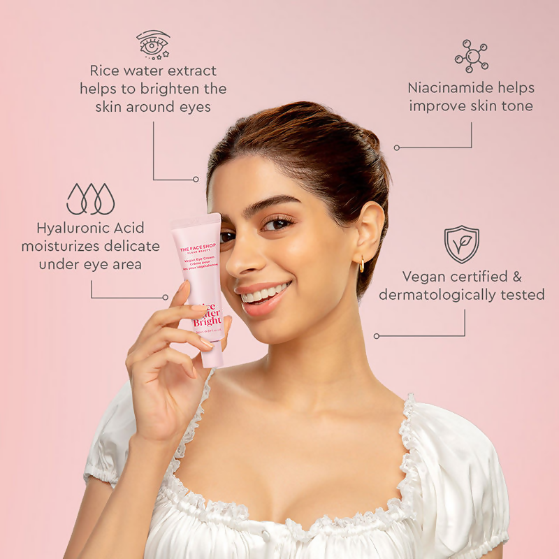 The Face Shop Rice Water Eye Cream | Grocsy