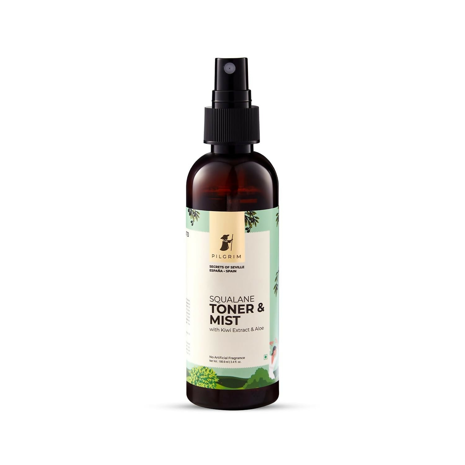 Pilgrim Spanish Face Toner For Glowing Skin, Refreshes & Hydrates Skin, Open Pores Tightening, Acne Prone Skin | Grocsy