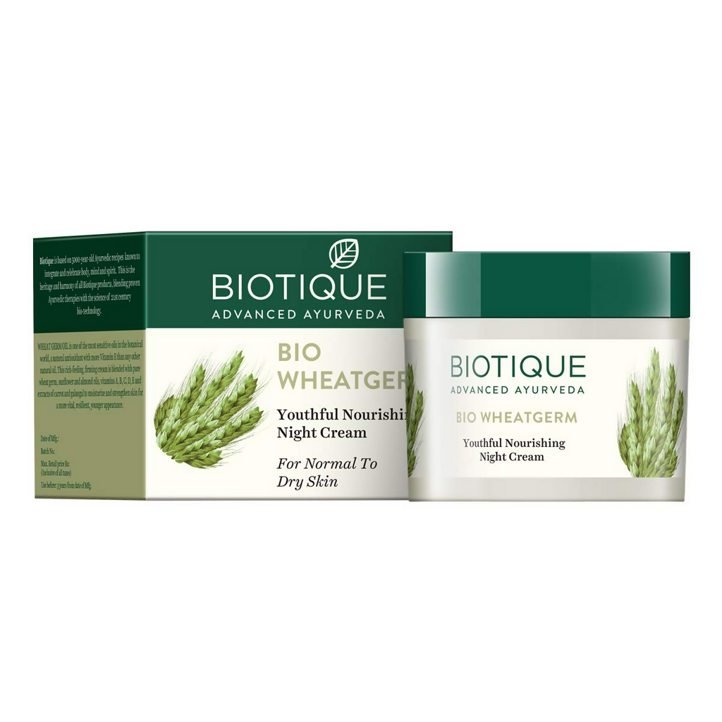 Biotique Firming Face & Body Cream - Bio Wheat Germ | Grocsy