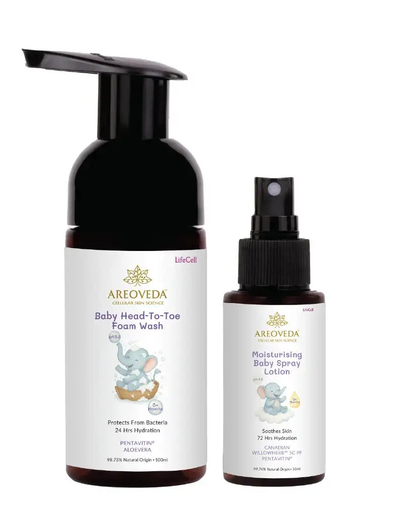 AreoVeda Baby Wash and Lotion Combo | Grocsy