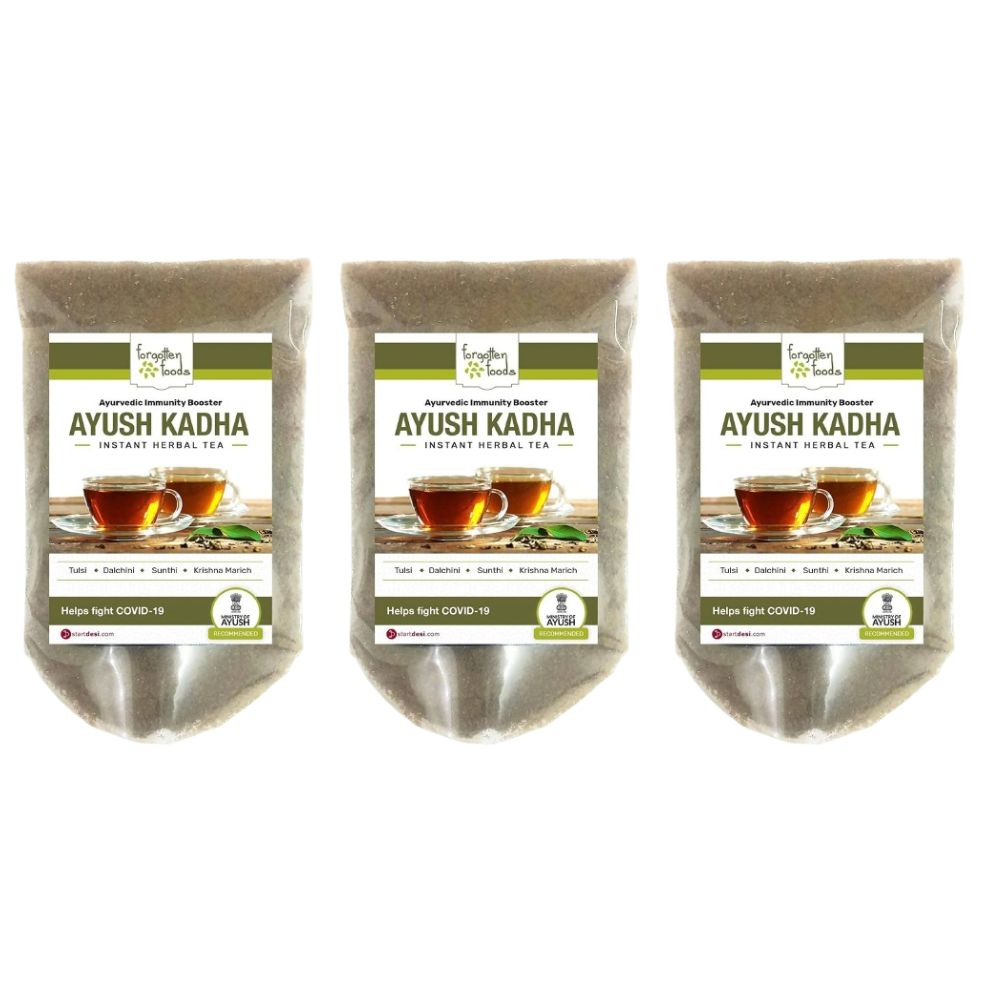 Forgotten Foods Ayush Kadha Instant Herbal Tea | Grocsy