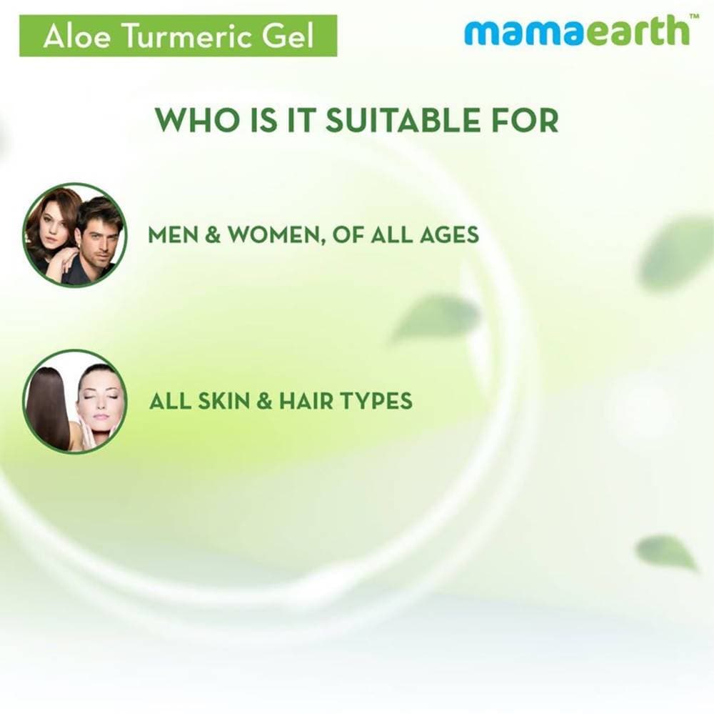 Mamaearth Aloe Turmeric Gel For Skin & Hair | Grocsy