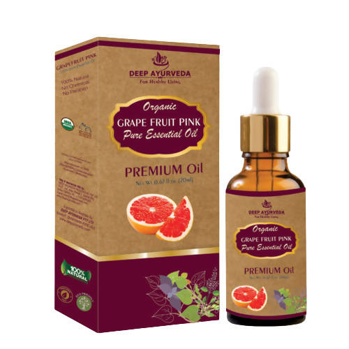 Deep Ayurveda Grape Fruit Pure Essential Oil Pink | Grocsy