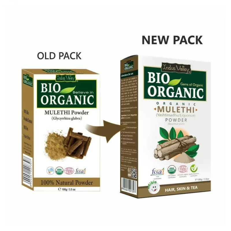 Indus Valley Bio Organic 100% Natural Mulethi Powder | Grocsy