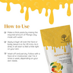 Wild Organic Alphanso Mango Clay Mask Powder | Grocsy