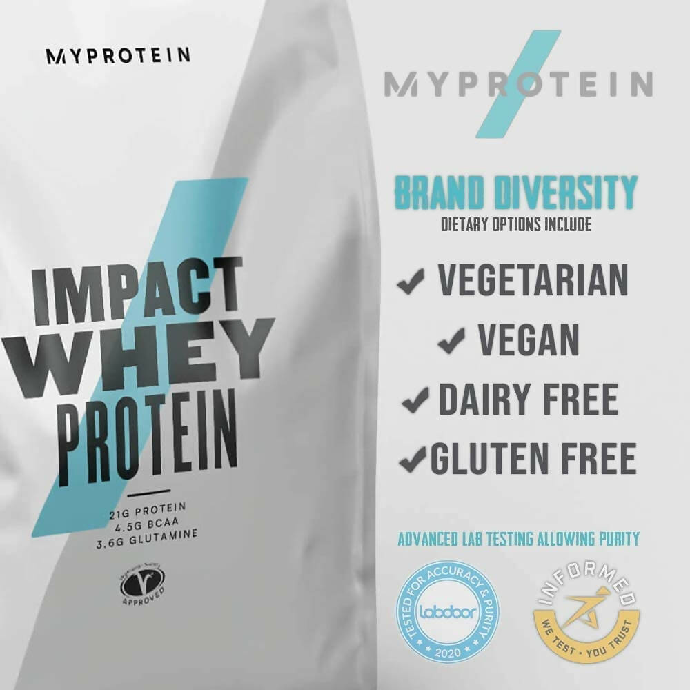 Myprotein Impact Whey Protein Powder - Thandai Flavor | Grocsy