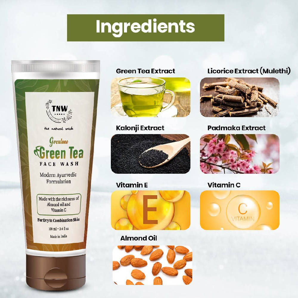 The Natural Wash Green Tea Face Wash | Grocsy