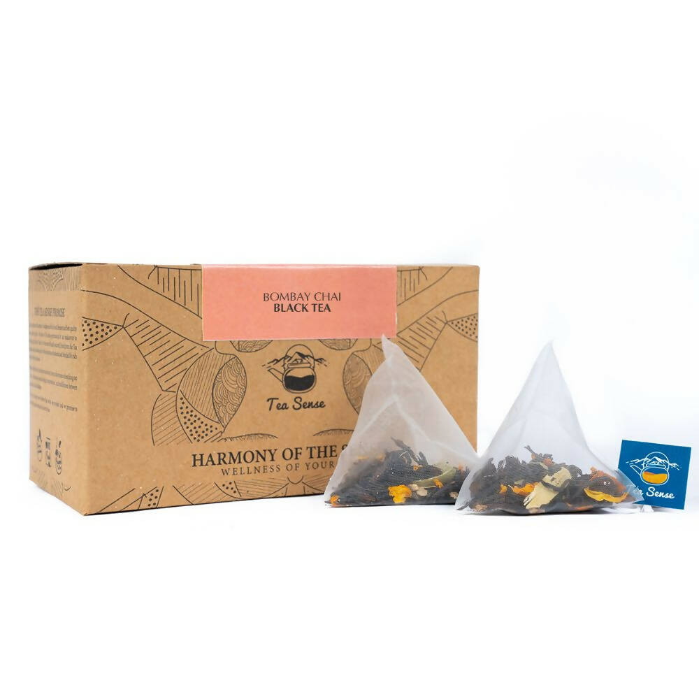 Tea Sense Bombay Cutting Masala Chai Bags Box | Grocsy