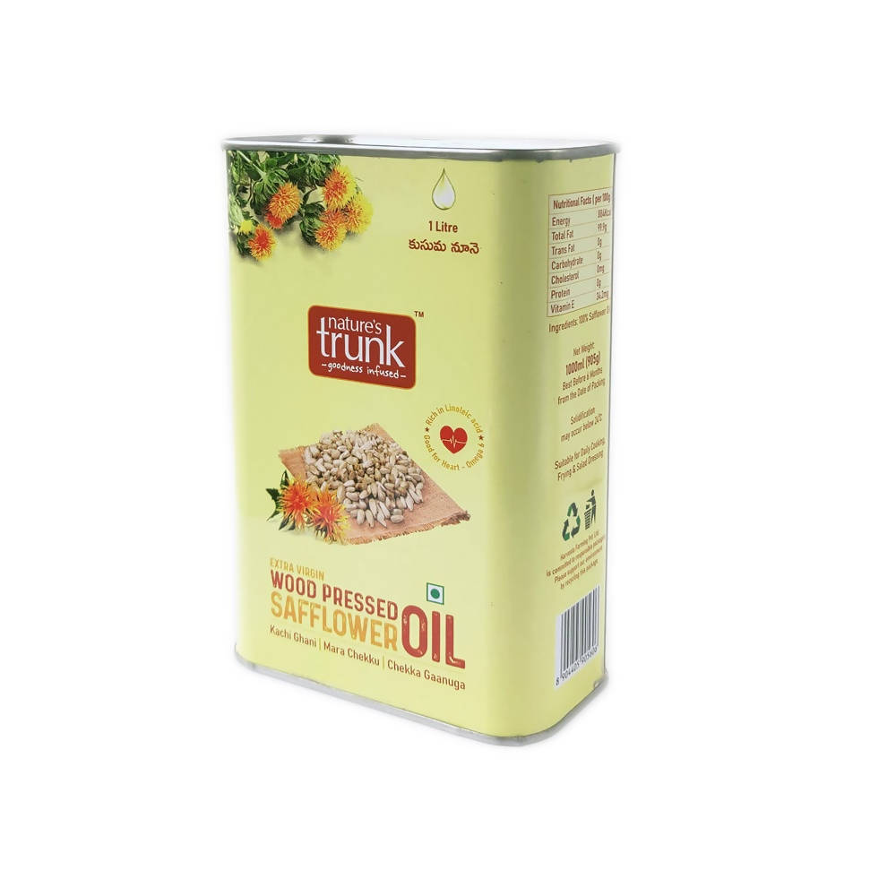 Nature's Trunk Extra Virgin Woodpressed Safflower oil | Grocsy