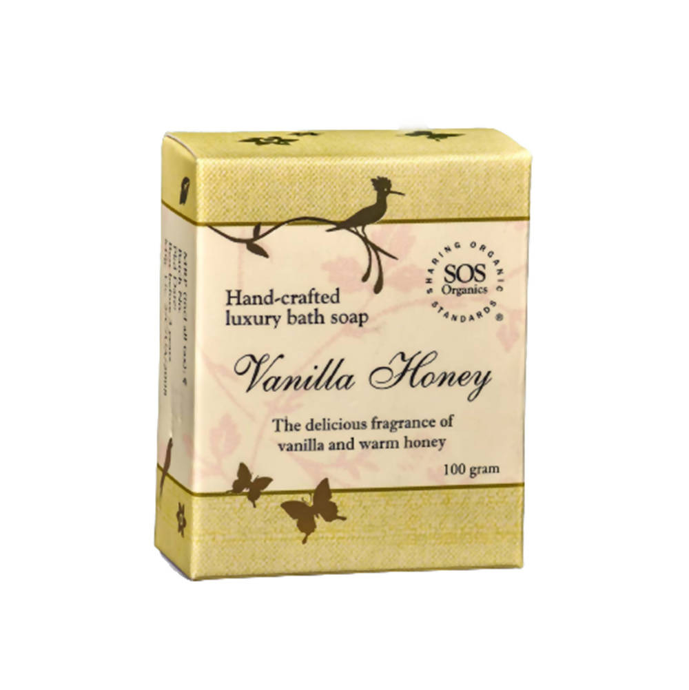 SOS Organics Vanilla Honey Luxury Bath Soap | Grocsy