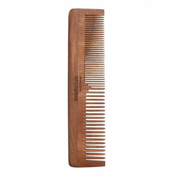 Bodyherbals Neem Wood Double Tooth Dressing Comb | Grocsy