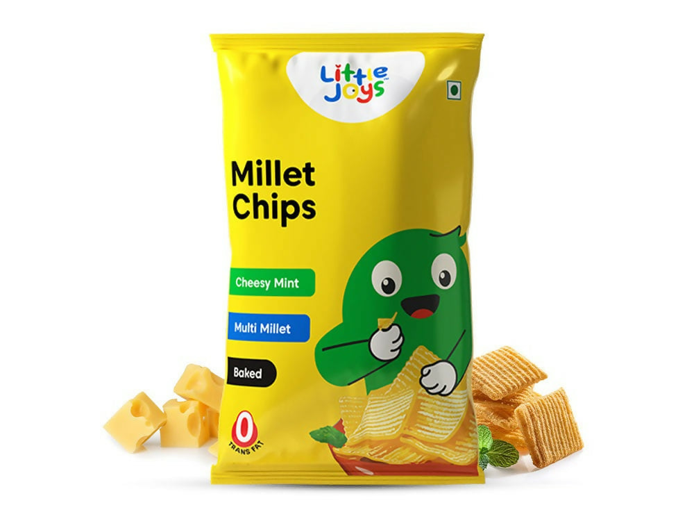 Little Joys Millet Chips - Cheesy Mint | Grocsy