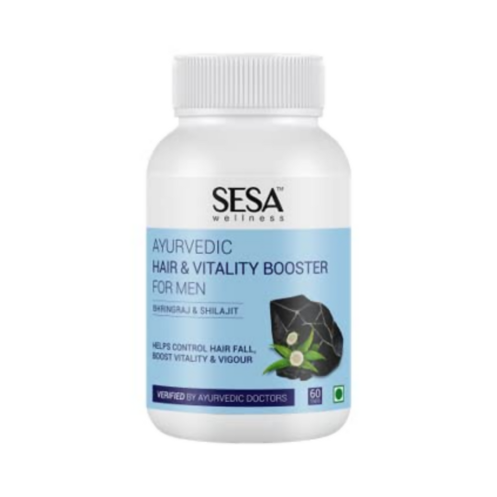 Sesa Ayurvedic Hair Vitality Booster Tablets For Men | Grocsy