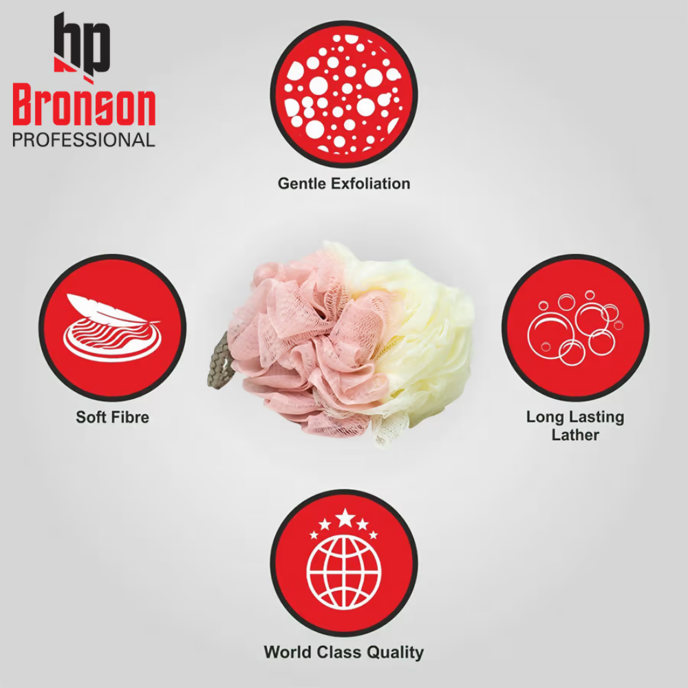 Bronson Professional Premium Bath Sponge Loofah Big Round | Grocsy