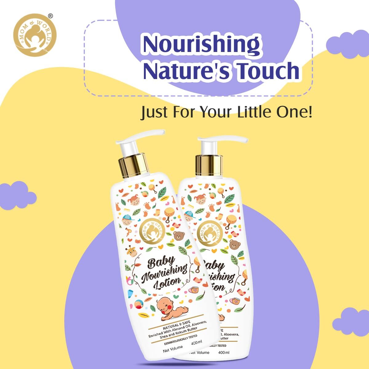 Mom & World Baby Nourishing Lotion | Grocsy