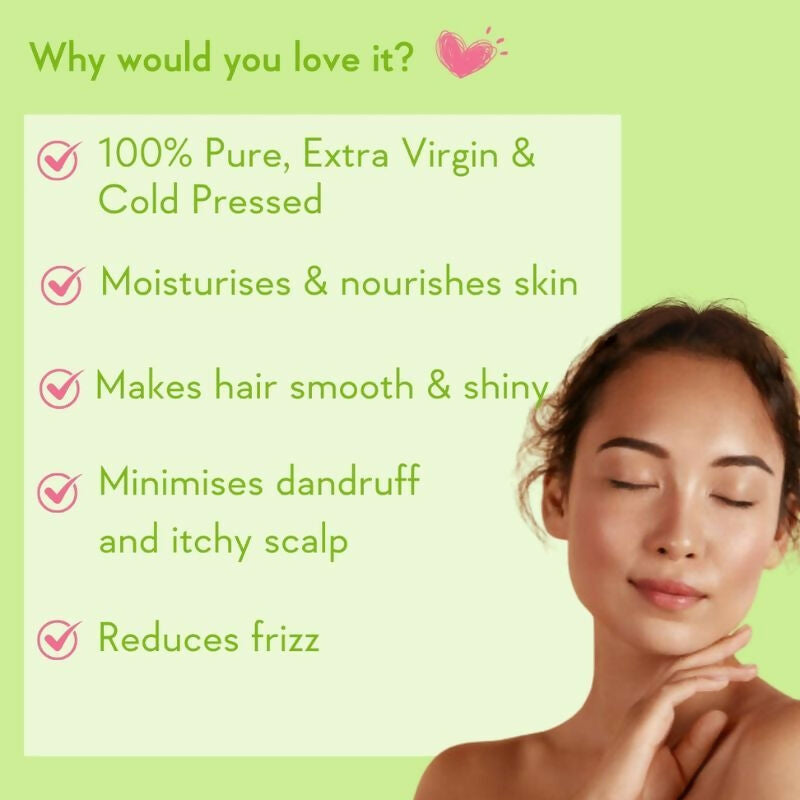 Wishcare 100% Pure Cold Pressed Olive Oil & Badam Rogan Sweet Almond Oil Combo | Grocsy