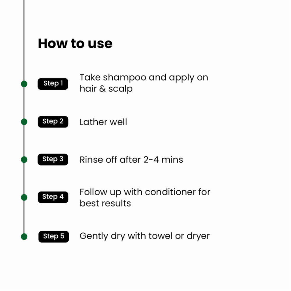 Detoxie Anti-Dandruff & Flake Relief Capsicum Shampoo | Grocsy