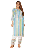 Vamika Embroidery Rayon Multicolor Party Wear/Casual Wear Kurta Set/Suit | Grocsy