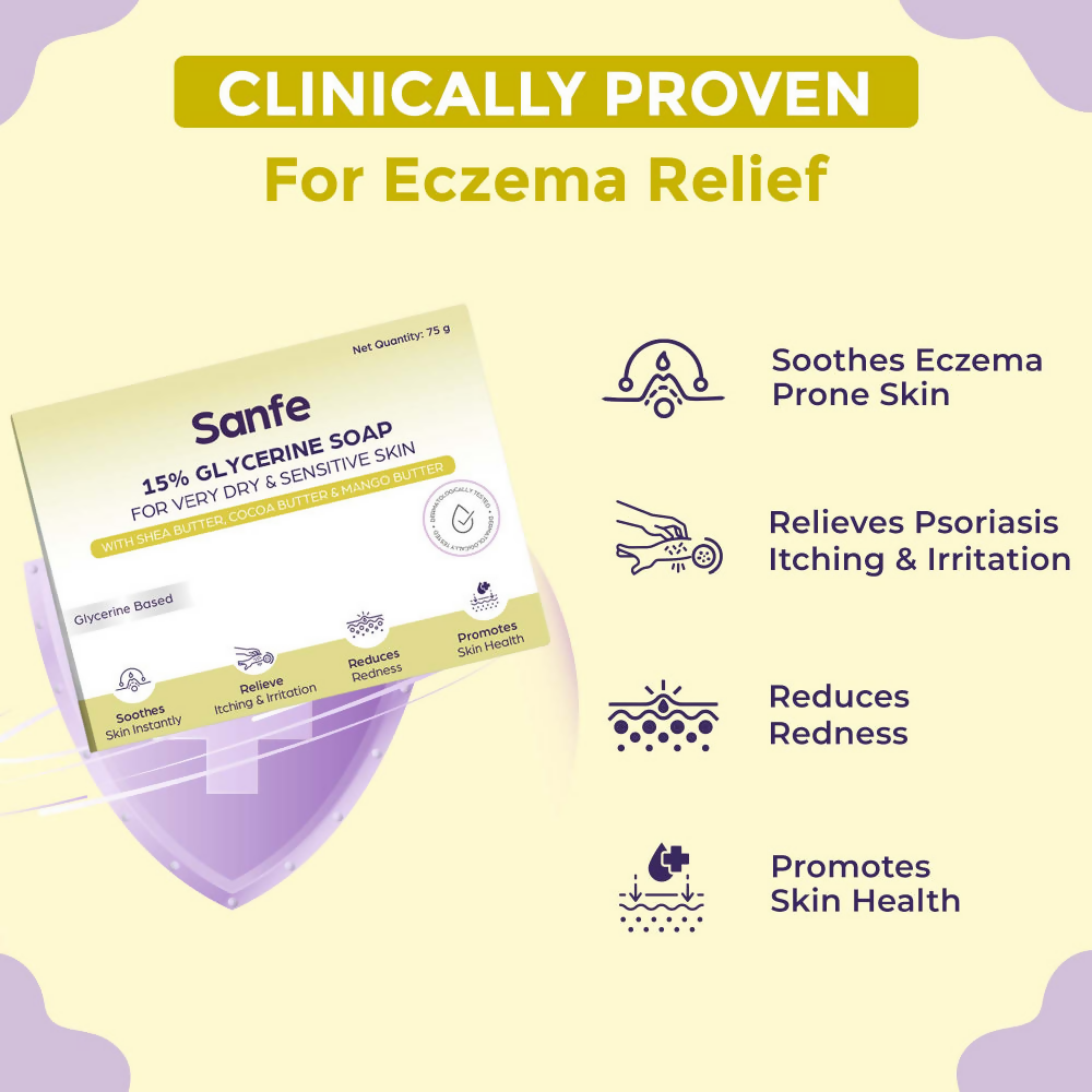 Sanfe Eczema Soap For Very Very Dry Skin | Grocsy