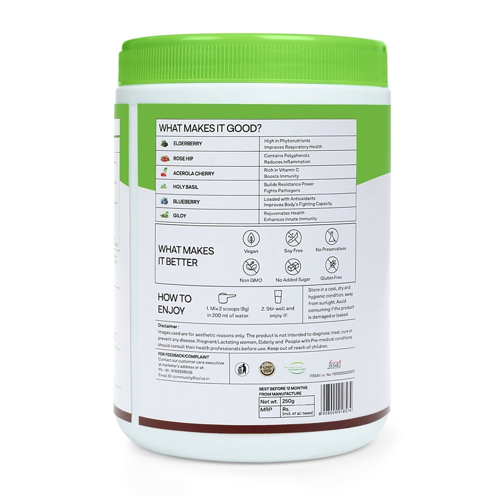 OZiva Plant Based Immunity Booster | Grocsy