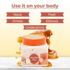Pearlville Super Foods Collection Caramel Coffee Body Polish Scrub | Grocsy