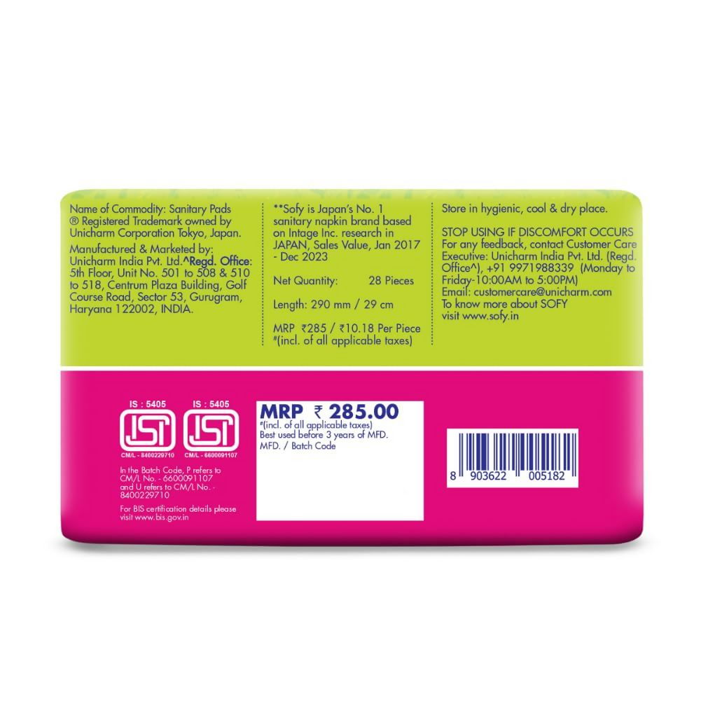Sofy AntiBacteria Sanitary Pads For Women | Grocsy