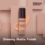 Pilgrim Dream Matte Serum Foundation With Matte & Poreless All Day Coverage Lightweight - Natural Almond | Grocsy