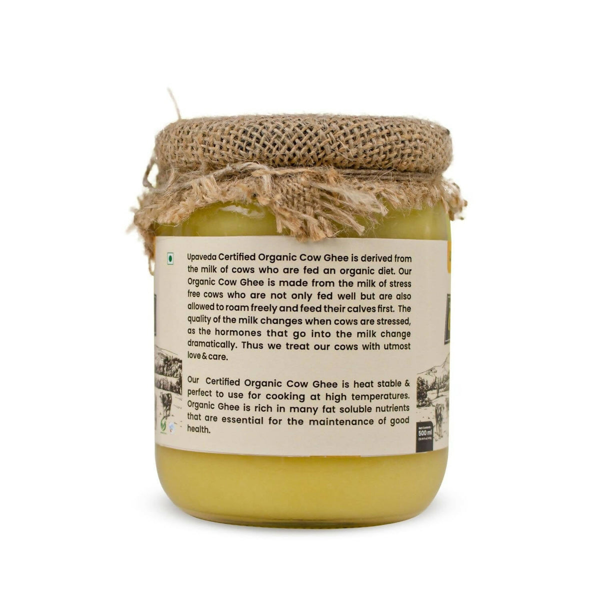 Upaveda Organic Cow Ghee | Grocsy
