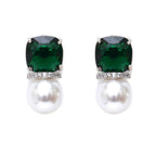 Jade Pearl Studs- Ruby Raang | Grocsy
