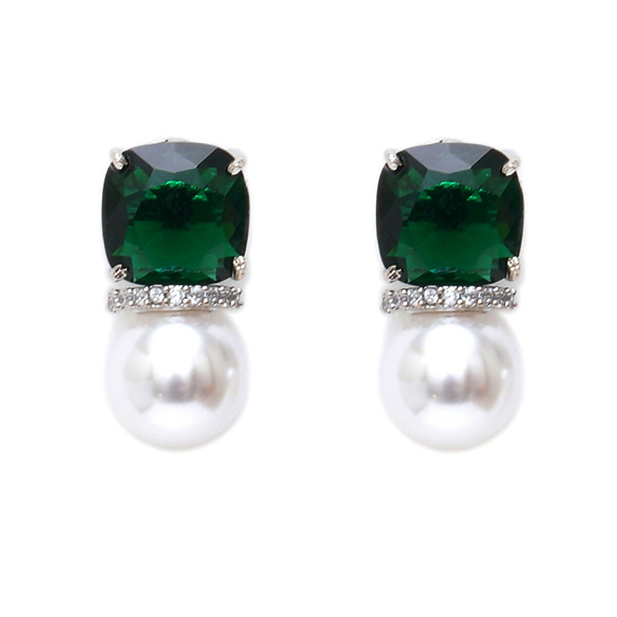 Jade Pearl Studs- Ruby Raang | Grocsy