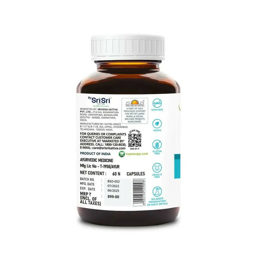 Sri Sri Tattva Supasupp Nigella Oil Capsules | Grocsy