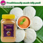 Ammi Samayal Homemade Idli Podi and Cold Pressed Sesame Oil Combo | Grocsy