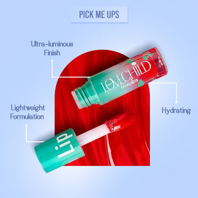 LoveChild By Masaba Gupta Lip Gelato Tinted Lip Oil - Cherryccino - (Red) | Grocsy