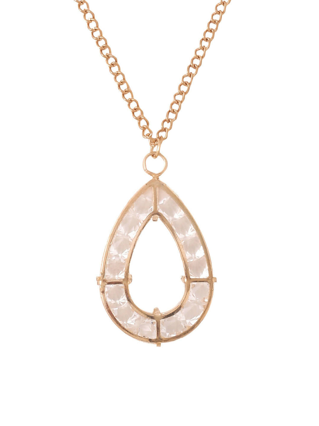 NVR Women Gold-Polished Oxidised Bohemian Necklace | Grocsy