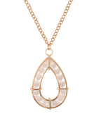 NVR Women Gold-Polished Oxidised Bohemian Necklace | Grocsy