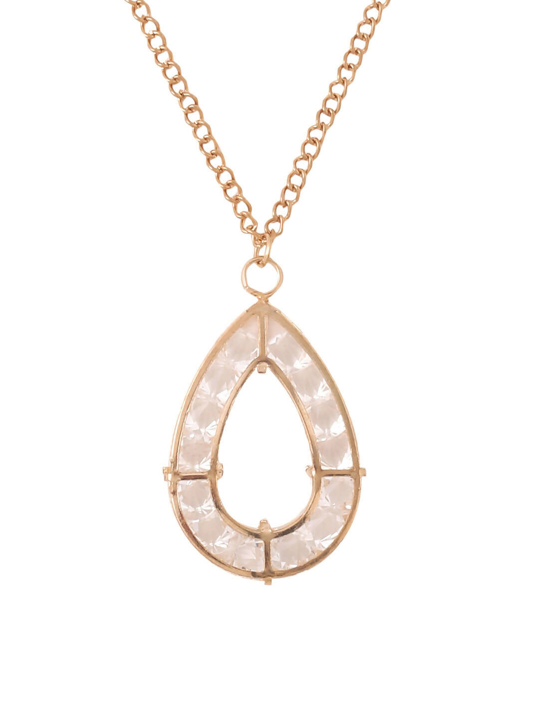 NVR Women Gold-Polished Oxidised Bohemian Necklace | Grocsy