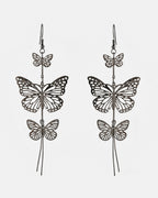 VOJ Women Rhodium-Plated Butterfly style Stainless Steel Drops & Danglers Earrings | Grocsy