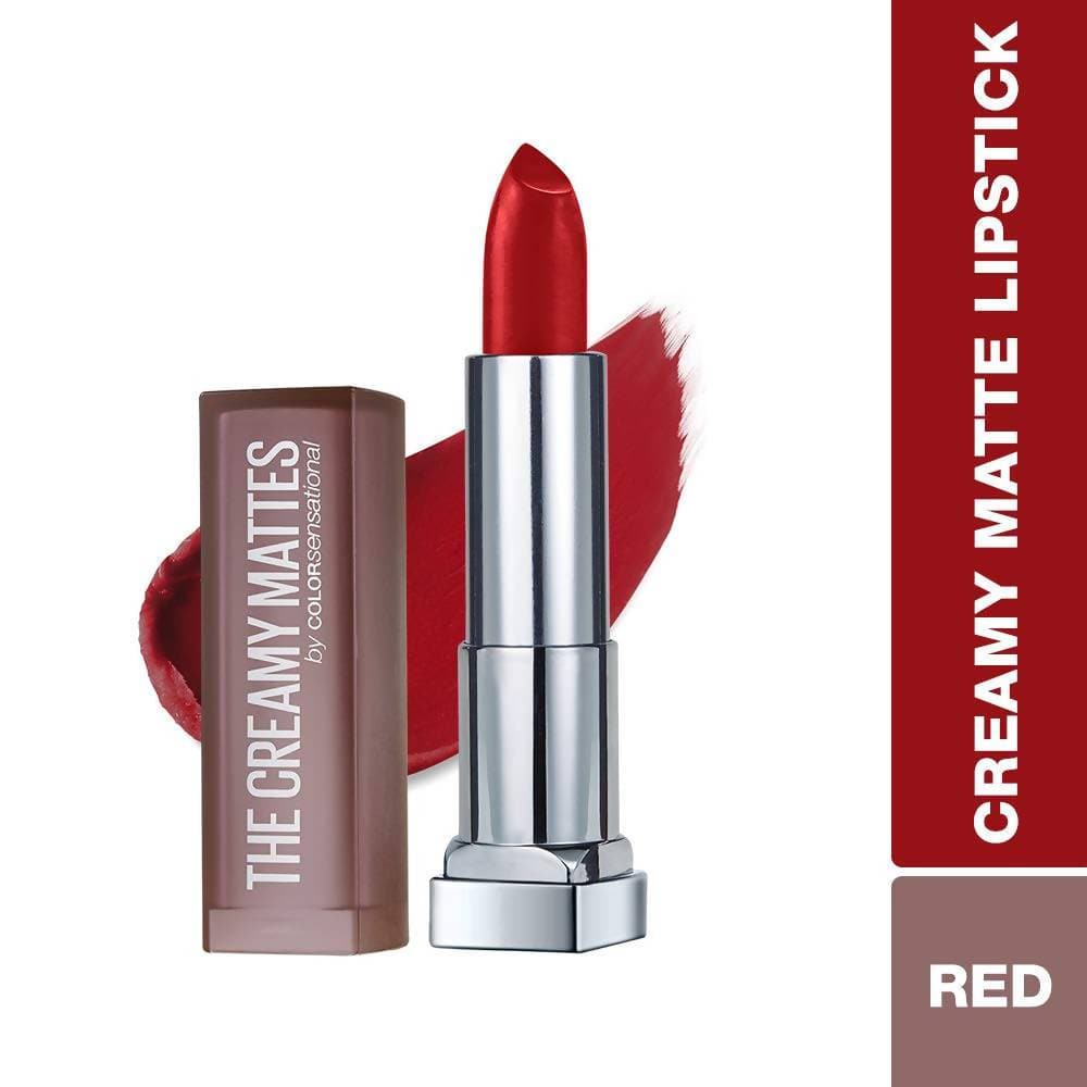 Maybelline New York Color Sensational Creamy Matte Lipstick / 643 Cosmopolitan Red | Grocsy