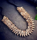 Bling Accessories Shell Metal Casting Weaved Necklace In Thread | Grocsy