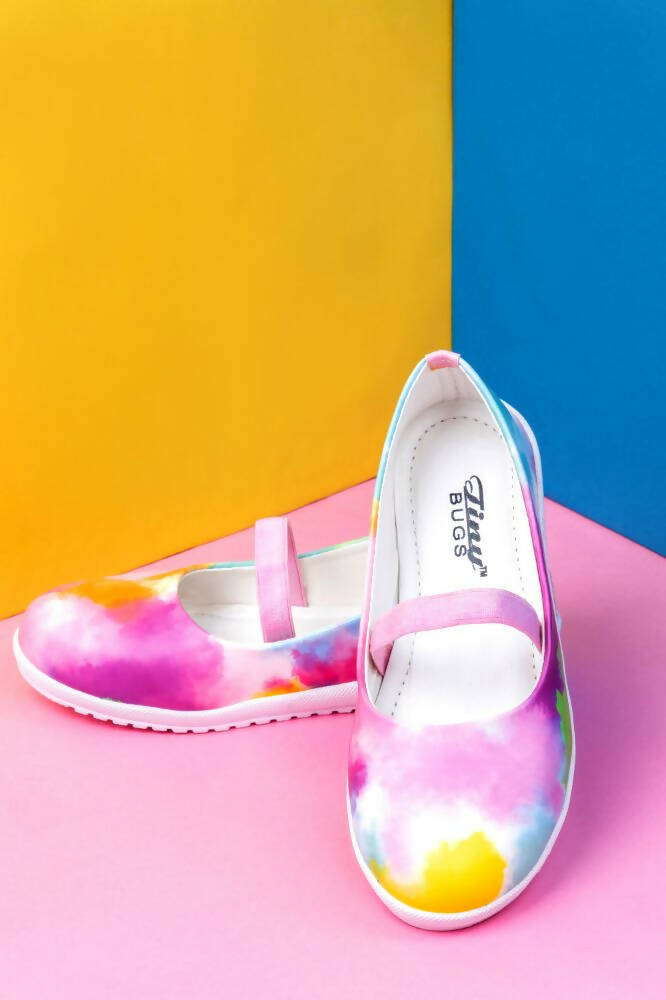 Tiny Bugs Girls Prited Flat Causal Wear Ballerinas - Multi Color | Grocsy