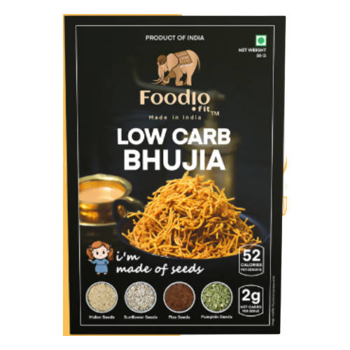 Foodio Low Carb Bhujia | Grocsy