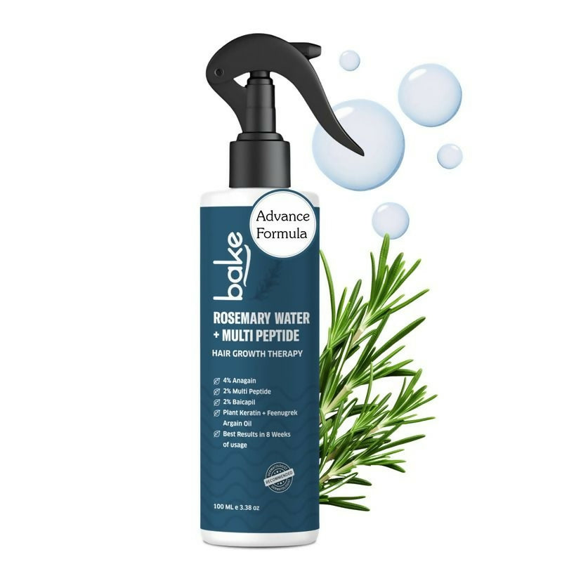 Bake Rosemary Water Hair Growth Spray With 4% Anagain, 2% Baicapil, Plant Keratin | Grocsy