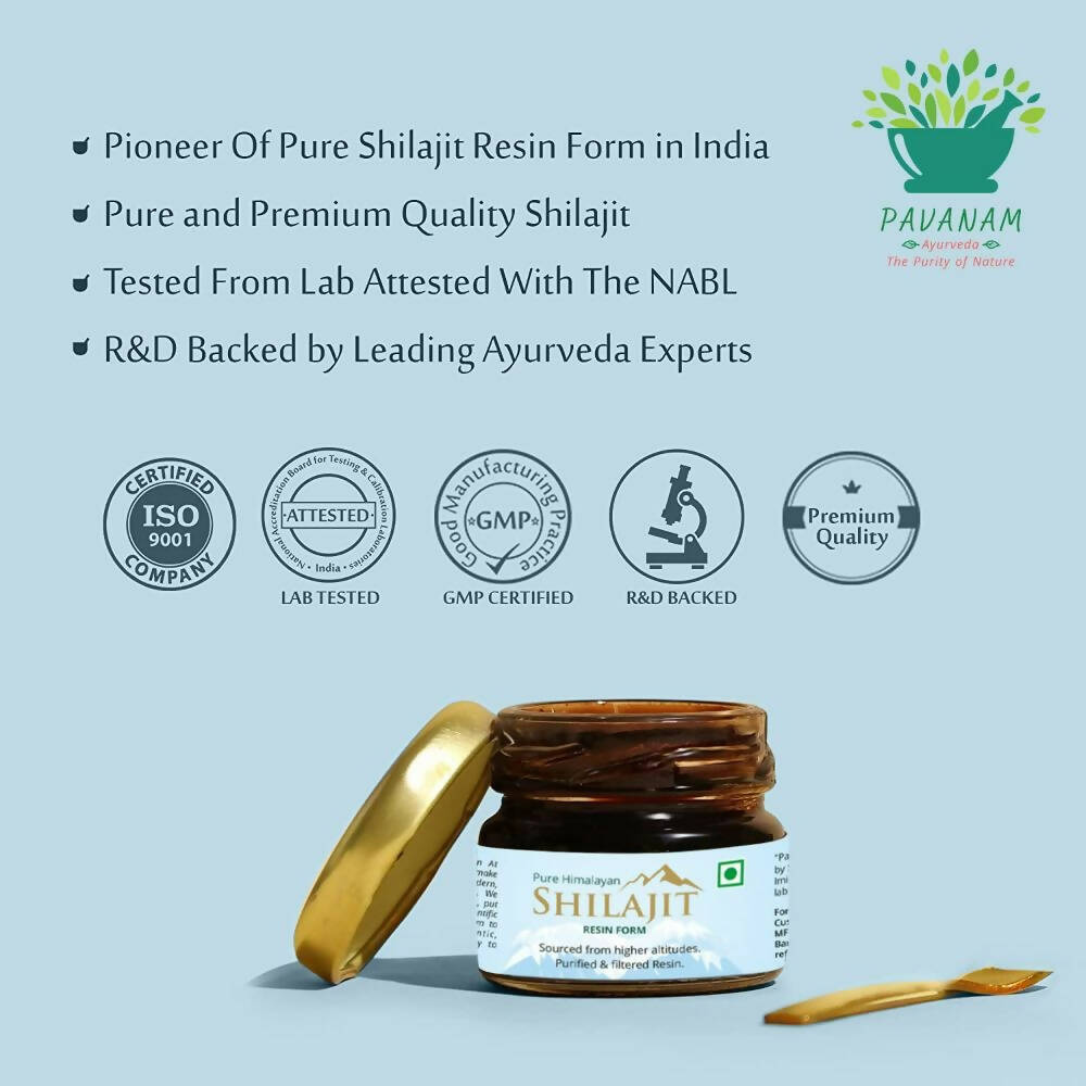 Pavanam Ayurveda Pure Himalayan Sj Resin Form | Grocsy