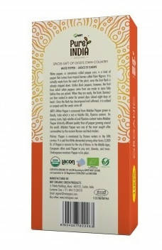 MRT Organics Pure India White Pepper Powder | Grocsy